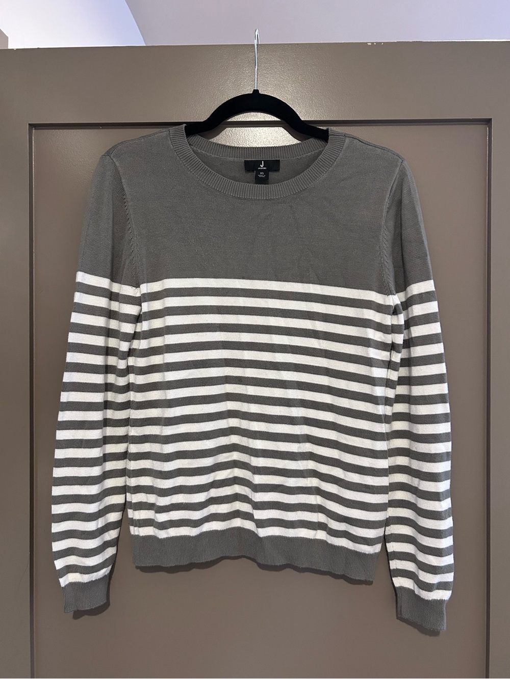 Jason Wu green and white striped sweater